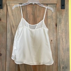 Cream silk cami shirt